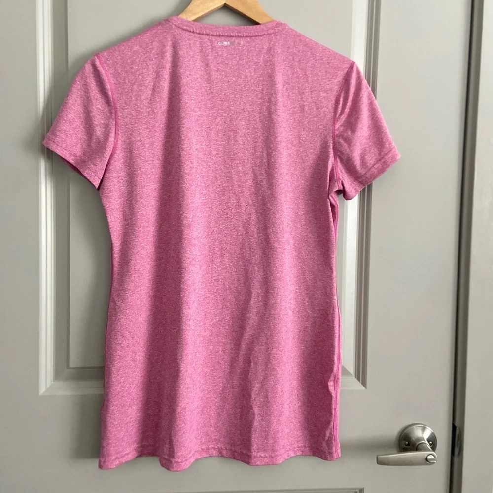 ADIDAS WORKOUT TOP PINK SIZE LARGE - Picture 3 of 3